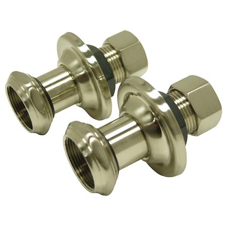 Aqua Vintage 1-3/4" Wall Union Extension, Brushed Nickel AEU4108